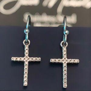 Cross earrings
